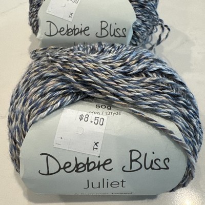 Debbie Bliss Juliet. A Summer Tweed Yarn Color 04/Hyacinth Lot of (2)