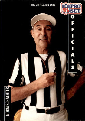 1991 NFL Pro Set Norm Schachter #369 (6025)