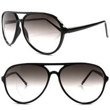 Classic Vintage Retro Black Mens Tinted Lens Bifocal 2.75 Reading Sun Glasses