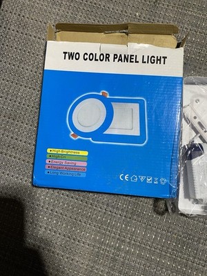 Recessed Led Color White RGB Dual Color LED Recessed Panel Light - Ceiling Downlight, Remote Controlled Rgb Can Lights - Foto 10