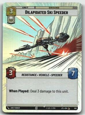 Dilapidated Ski Speeder (Hyperspace Foil) foil Common Jump to Lightspeed 982 NM