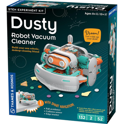 Dusty Robot Vacuum Cleaner STEM Kit | Build a Desktop Robotic Vacuum with Sensor