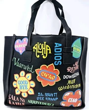 Disney Parks It's A Small World Goodbye Languages Tote Bag Danielle Nicole New
