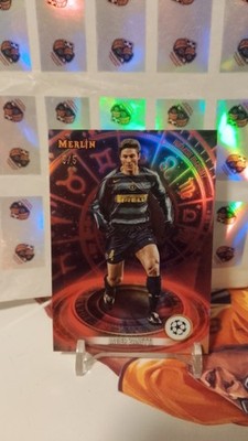 Javier Zanetti 5/5 ! Red Ageless Alchemy Topps Merlin UEFA Club Competitions Int