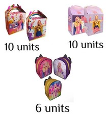 Luli Pampin 20 Cajas de Caramelos Favor de Fiesta y 6 Mini Mochilas de Caramelos