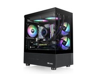 Thermaltake View 170 TG ARGB Black Micro-ATX Case; 3x120mm ARGB Fans Included;