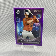 2022 Bowman Platinum Precious Elements Purple Gunnar Henderson/250