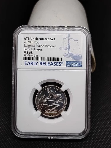 2020 P ATB NATIONAL PARK Quarter 25c NGC MS 68
