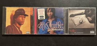 DJ QUIK - QUIK Is The Name - Rhythm-Al-Ism & Under The Influence 3 CD Lot