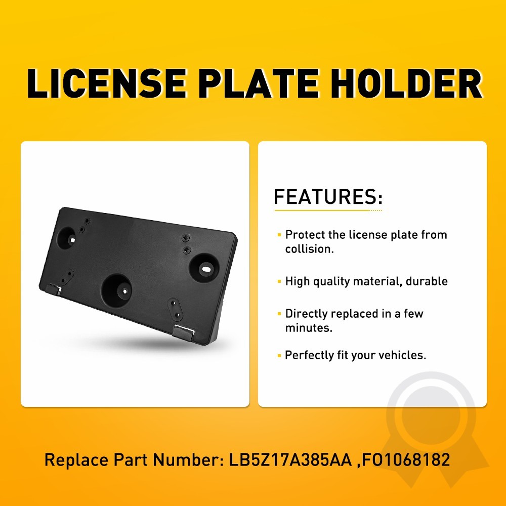 Front License Plate Bracket Holder Frame For 2020-2024 Ford Explorer 1~10X