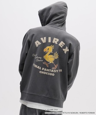 AVIREX × FINAL FANTASY VII REMAKE ZIP UP HOODIE 