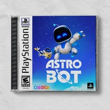 Astro Bot (PS5) Custom Designed PS1 Inspired Jewel Case (NO DISC INCLUDED)