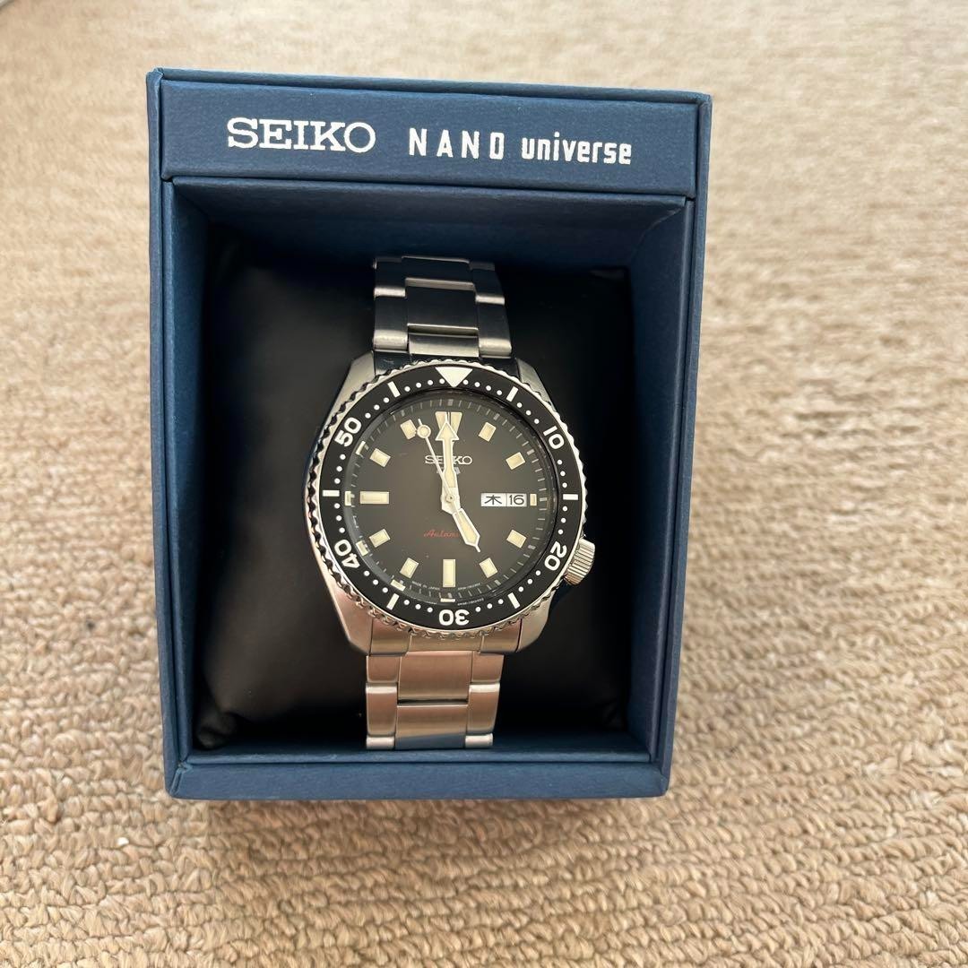 【美品】 セイコー 5 ナノユニバース コラボ SBSA187 ☆SEIKO / セイコー 5スポーツ ナノユニバース オリジナル
