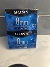 Sony 8mm 120 Minute Pack of 2 P6-120MPL Video Cassette Tapes Sealed