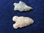 PAIR OF OHIO BIFURCATES 1" Authentic Indian Artifacts — photo 7