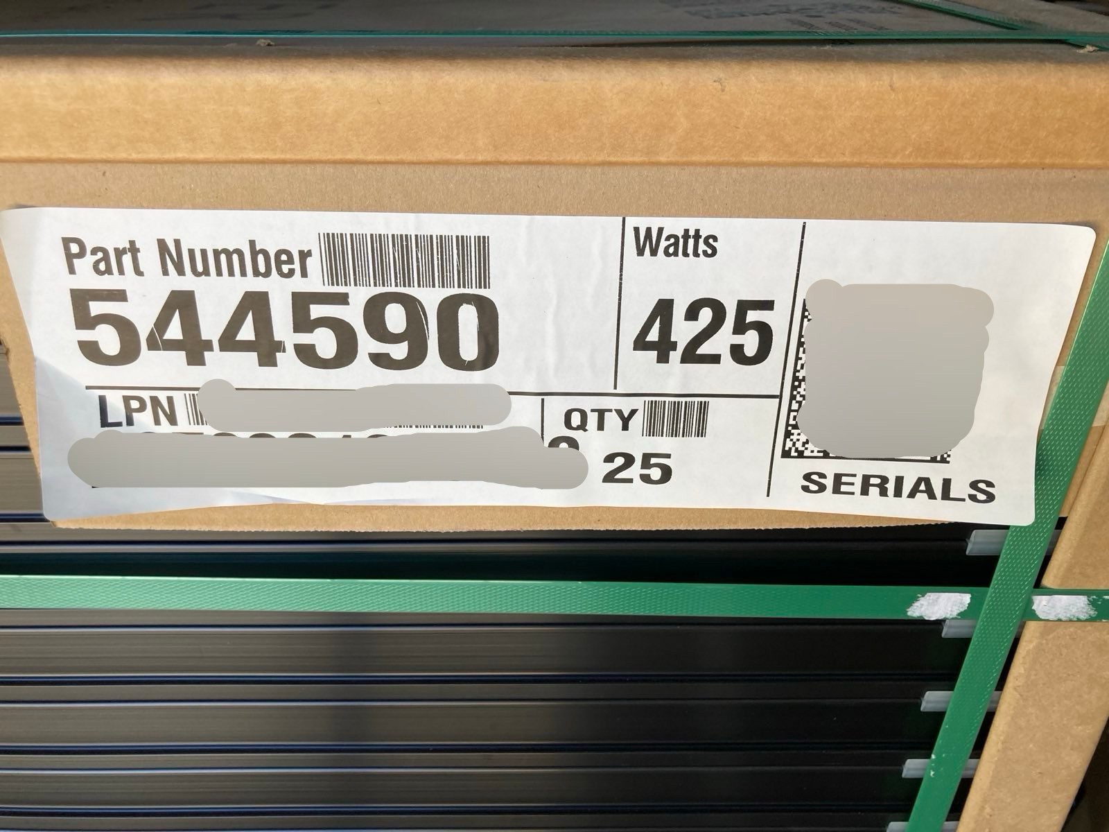 New SunPower Maxeon 425W AC solar panels w/ micro inverters, model SPR-M425-H-AC