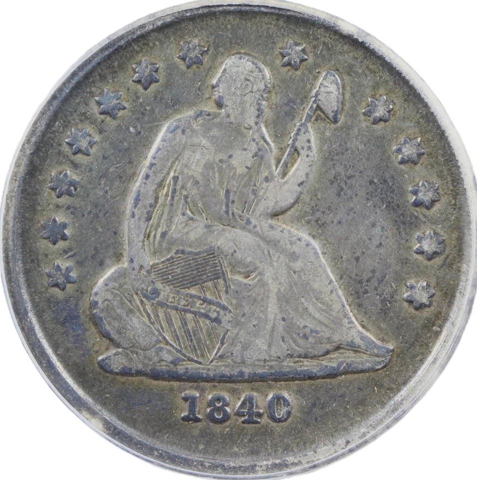 1840-O 25C No Drapery PCGS VF30 - Liberty Seated Quarter - Image 3 of 4