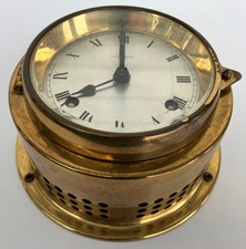 Wempe Chronometerwerke Hamburg Schiffsuhr Yachtuhr Glasenuhr Messing Uhr