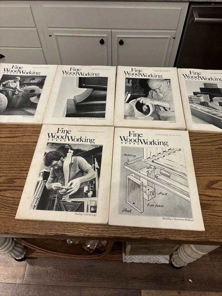 Fine Woodworking magazine lot of 6 issues No 38-43 Vintage Foto 3 de 4