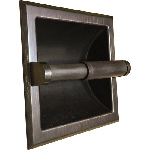 Home Impressions Aria Oil-Rubbed Bronze Recessed Toilet Paper Holder W-5238 Home