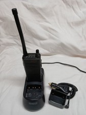 Kenwood TK-250 VHF handheld 32 channel two way radio with AC and DC chargers