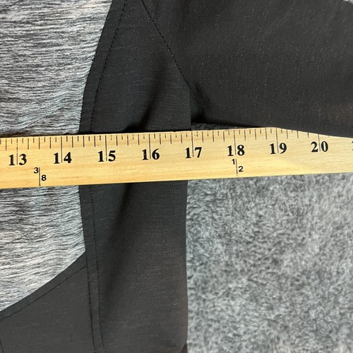 North Face Jacket Womens Medium Gray Black Hooded Full Zip Outdoor F18 NF00CDX5 - Picture 8 of 10