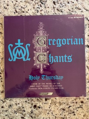 Gregorian Chants Gajard Saint-Pierre Monks London Stereo  Holy Thursday