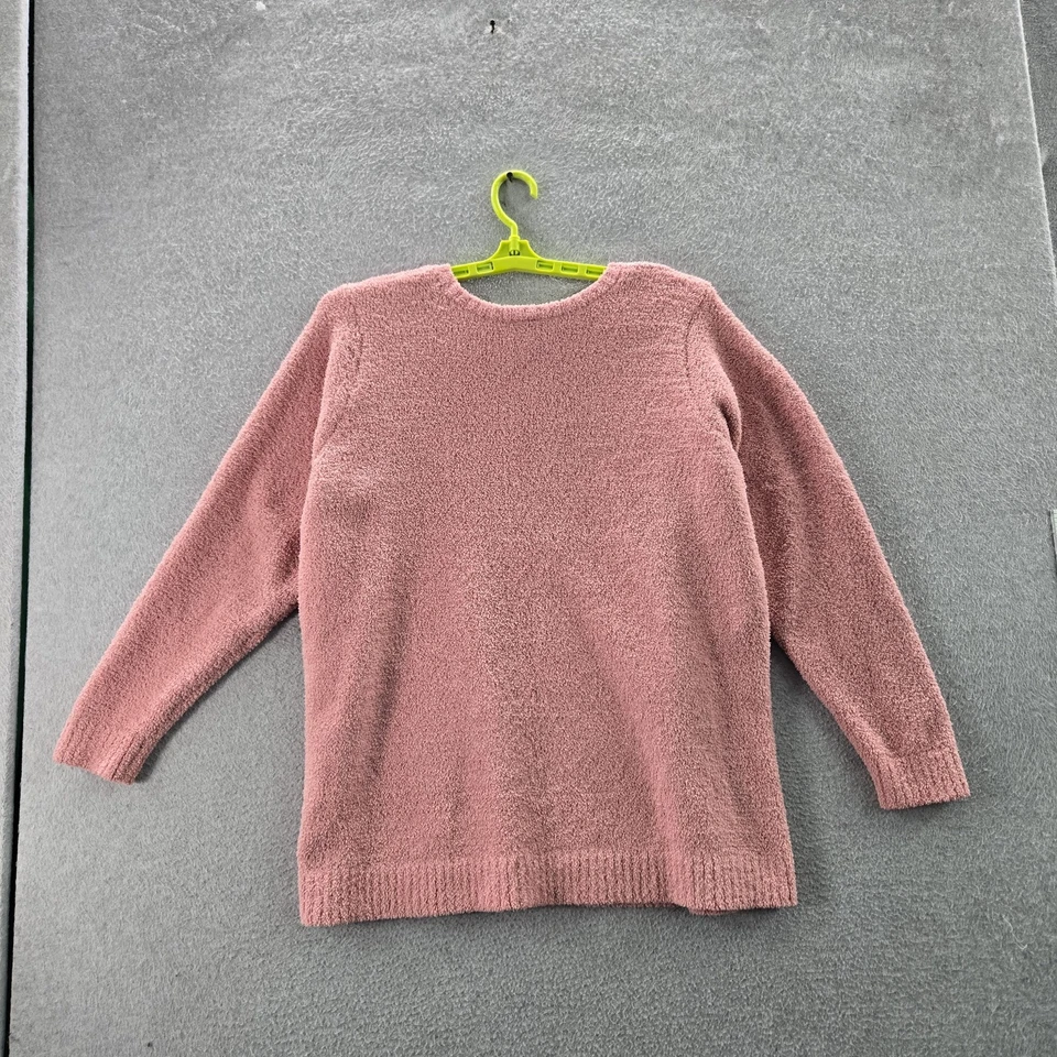 Torrid Women Sleepwear 3 Pink Fleece Pullover Long Sleeve Sweater Pullover - Image 4 of 4