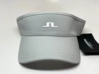 New Unisex J.Lindeberg Grey Yaden Sun Visor (GMAC07852-U232)  MSRP $45