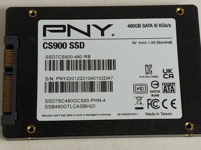 PNY SSD7CS900-480-RB 480 GB SATA III 2.5 in Solid State Drive