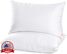 Almohadas de cama tama o Queen Juego de 2 almohadas de cama Hotel Collection NEW