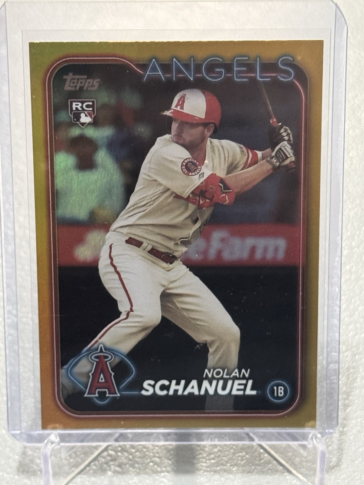 2024 Topps Series 1 - Nolan Schanuel #53 Gold Foil (RC)