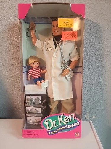 Barbie Dr. Ken and Little Patient Tommy 1997 Vintage Office Set