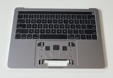 Apple MacBook Pro 13" 2016 2017 A1706 Palmrest w/ Keyboard Battery Gray OEM Part