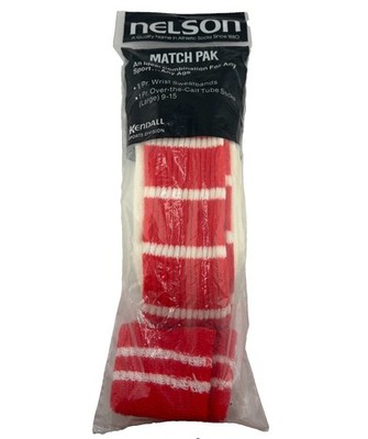 VTG Nelson Match Pak Athletic Over The Calf Tube Socks And Wristband L 9-15 Mens