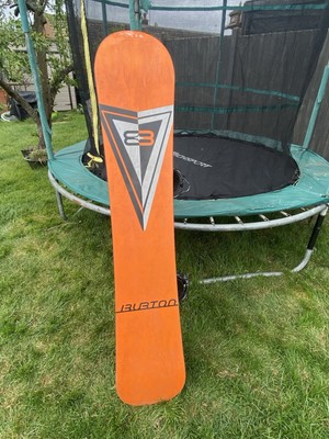 Vintage 2005 BURTON BULLET Snowboard with Bindings 
