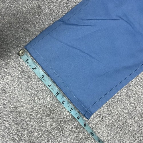 Pantalones Peter Millar Para Hombre 35x29 Azul Chino Raleigh Sarga Lavada Algodón Pima NUEVO - Imagen 3 de 10