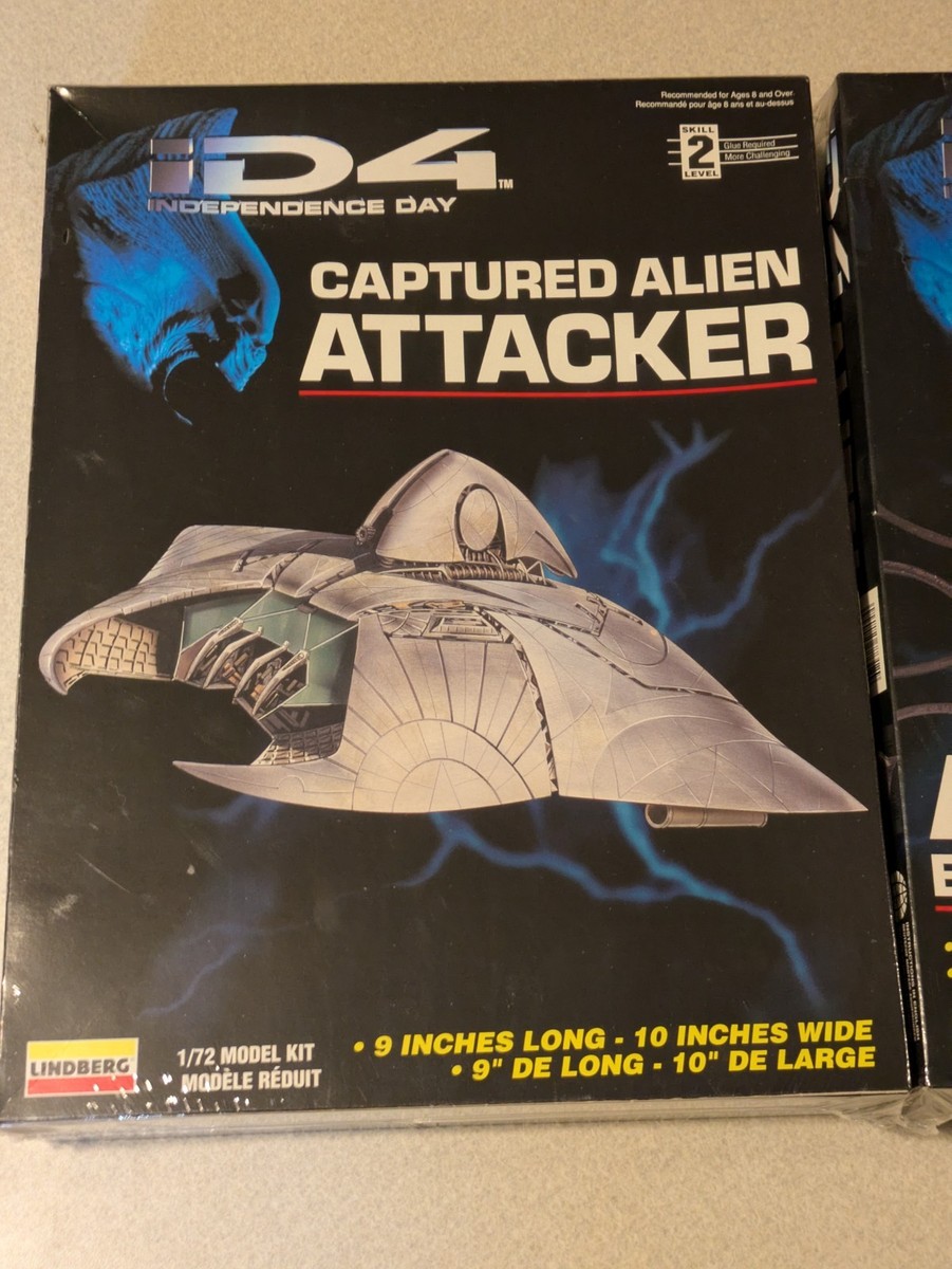 Lindberg 77311 Id4 Captured Alien Attacker Ship Independence Day