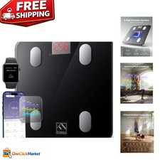 Precision Smart Scale for Body Weight - Measures BMI, Body Fat, and More, 400lb