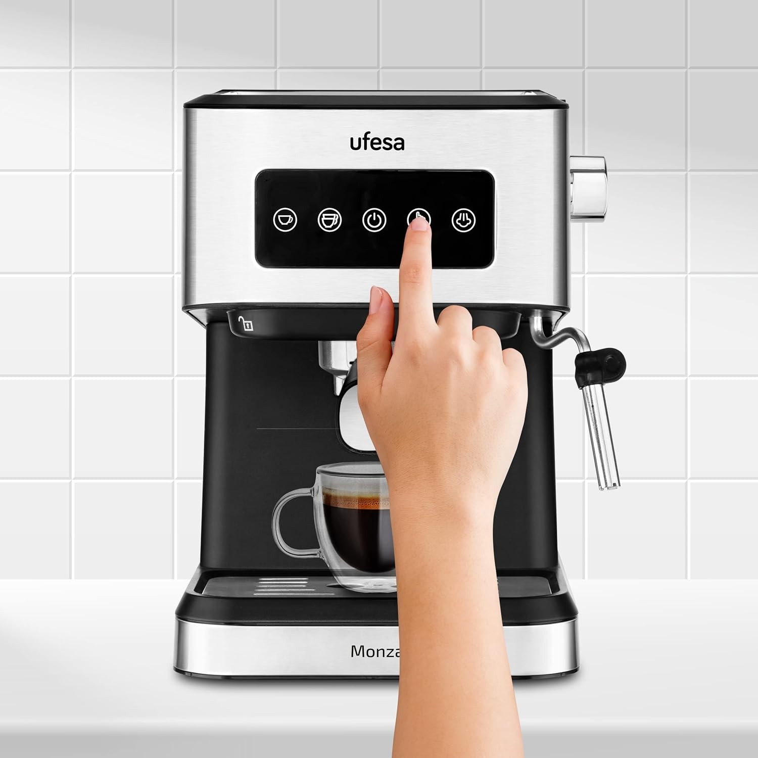Ufesa Monza Macchina Caffè macinato e Cialde Monodose ESE, Pressione 20 foto 4
