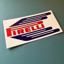 Pirelli Sticker - 12cm x 6cm - Tires Tyres Vintage Motorsport Performance Decal