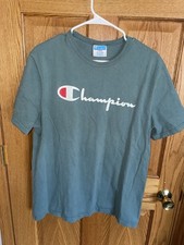 Champion Classic Teal T-shirt Size L
