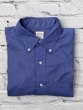 Brooks Brothers Makers Oxford Shirt Mens 15.5  35 OCBD Button Down Made in USA
