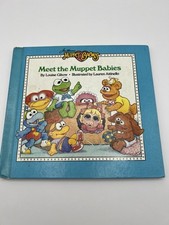 Vintage Meet the Muppet Babies Hardcover Book Jim Henson 1987 Weekly Reader
