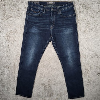 Revtown Sharp Decade Denim Jeans Men's 34x32 Blue Dark Wash Stretch Denim