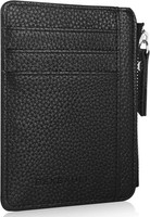 Leder GeldböRse Herren Mini Wallet Rfid Schutz Slim Kreditkartenetui Mit FäChern