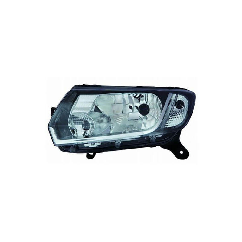 Phare gauche H4 Dacia Sandero 2 résistant pour réparer un bloc optique brisé