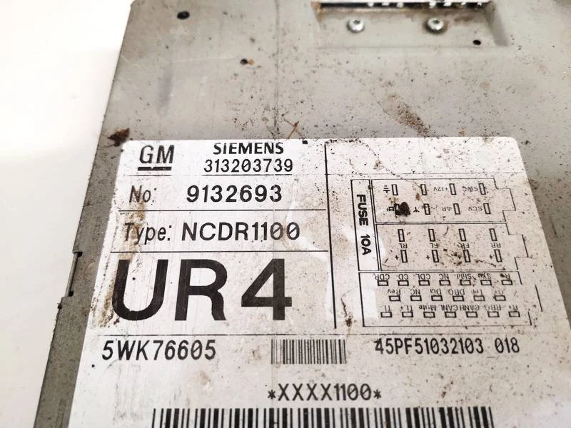 9132693 Kassettenradio Autoradio 313203739 5wk76605 Opel Astra DE2324742-54 - Bild 2 von 4