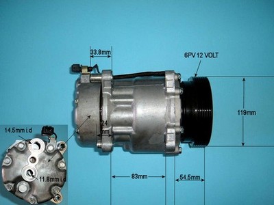 AutoAir Aircon Compressor 14-1100P For Ford Galaxy I 1995-2006