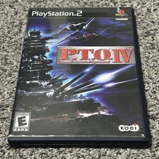 P.T.O. IV Pacific Theater of Operations PS2 Tested Complete Case No Manual